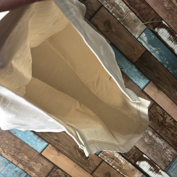 👕 Veboon Mens medium cream cotton flex polo shirt - Picture 10 of 15